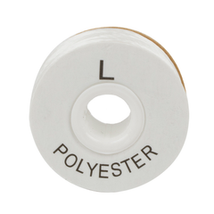 TMC Paper Sided Pre-Wound Bobbins Style L 134 yds White