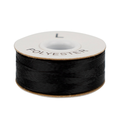 TMC PAPER SIDED PRE-WOUND BOBBINS STYLE L 124 YDS BLACK