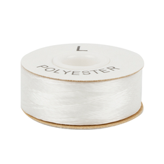 TMC Paper Sided Pre-Wound Bobbins Style L 134 yds White