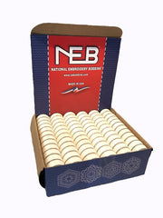 NEB Plastic Sided Bobbins Size L White