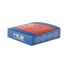 NEB Plastic Sided Bobbins Size L White